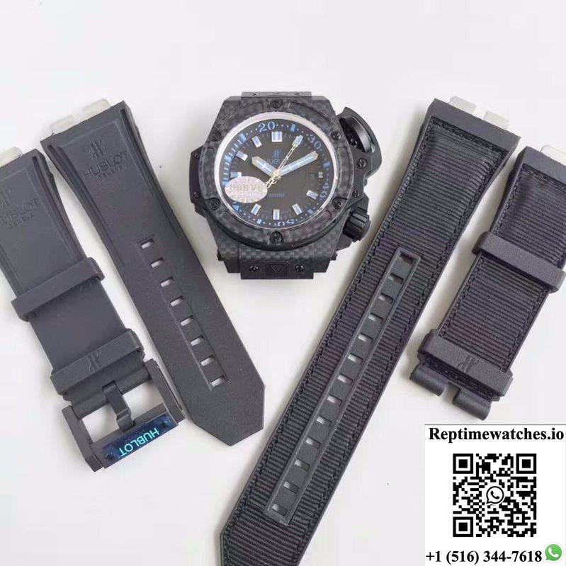 Hublot King Power Musee Oceanographic 731.Qx.1190.Gr V6 Factory Black Dial-Rep Time Watches