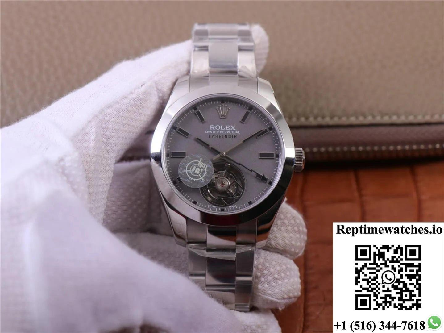 Jb Factory Replica Rolex Milgauss Base 116400 Label Noir Design Lnt01Hs-001 Silver Case Watch-Rep Time Watches