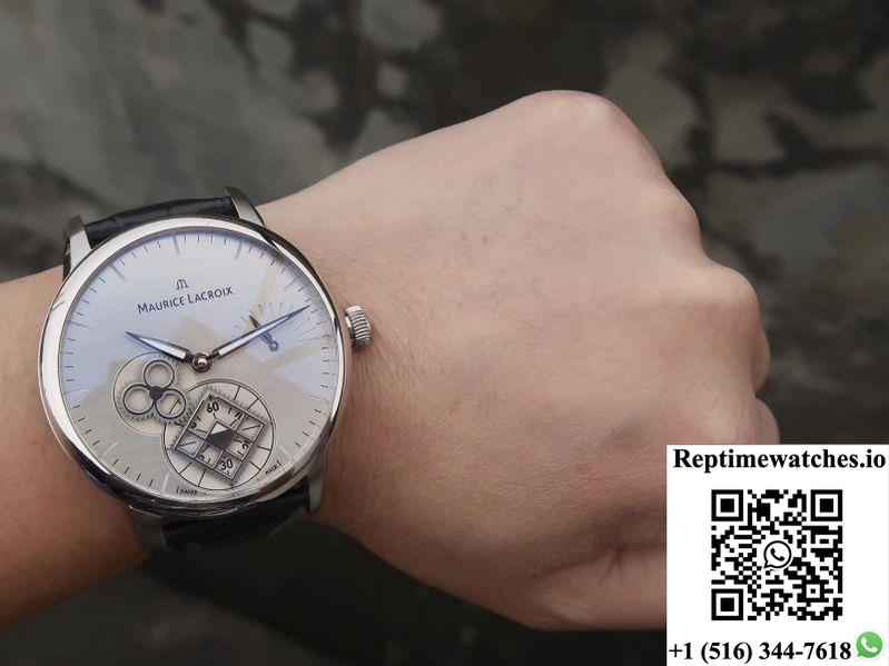 Maurice Lacroix Masterpiece Mp7158-Ss001-901 Am Factory Grey Dial-Rep Time Watches