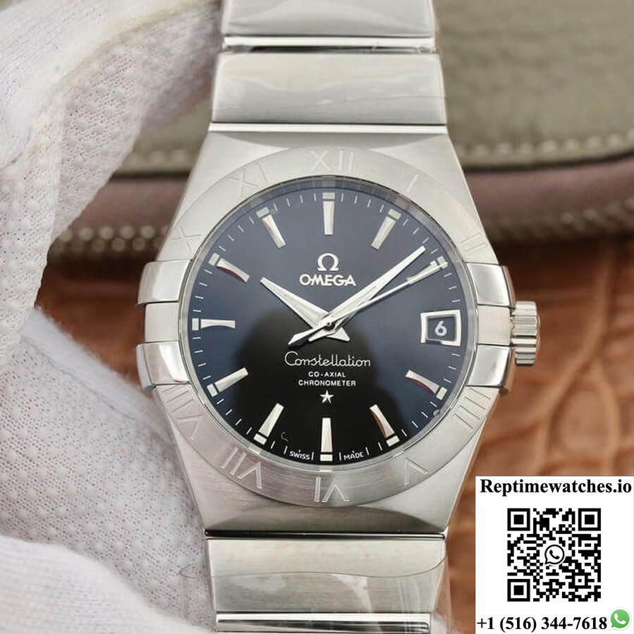 Omega Constellation 123.10.38.21.01.001 Vs Factory Black Dial-Rep Time Watches
