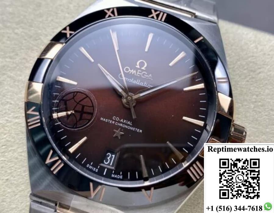 Omega Constellation 131.23.41.21.11.001 V+ Factory Red Dial-Rep Time Watches