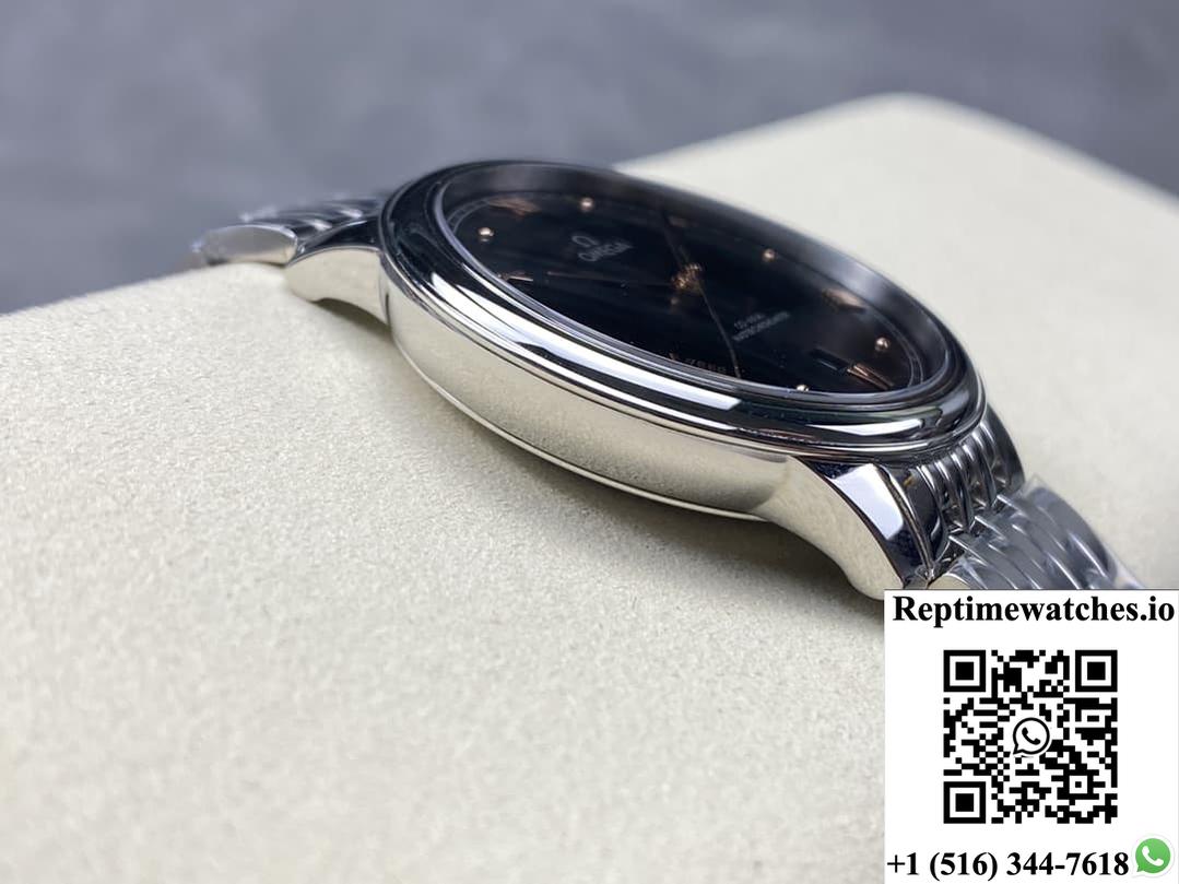 Omega De Ville 434.10.40.20.01.001 Kz Factory Black Dial-Rep Time Watches
