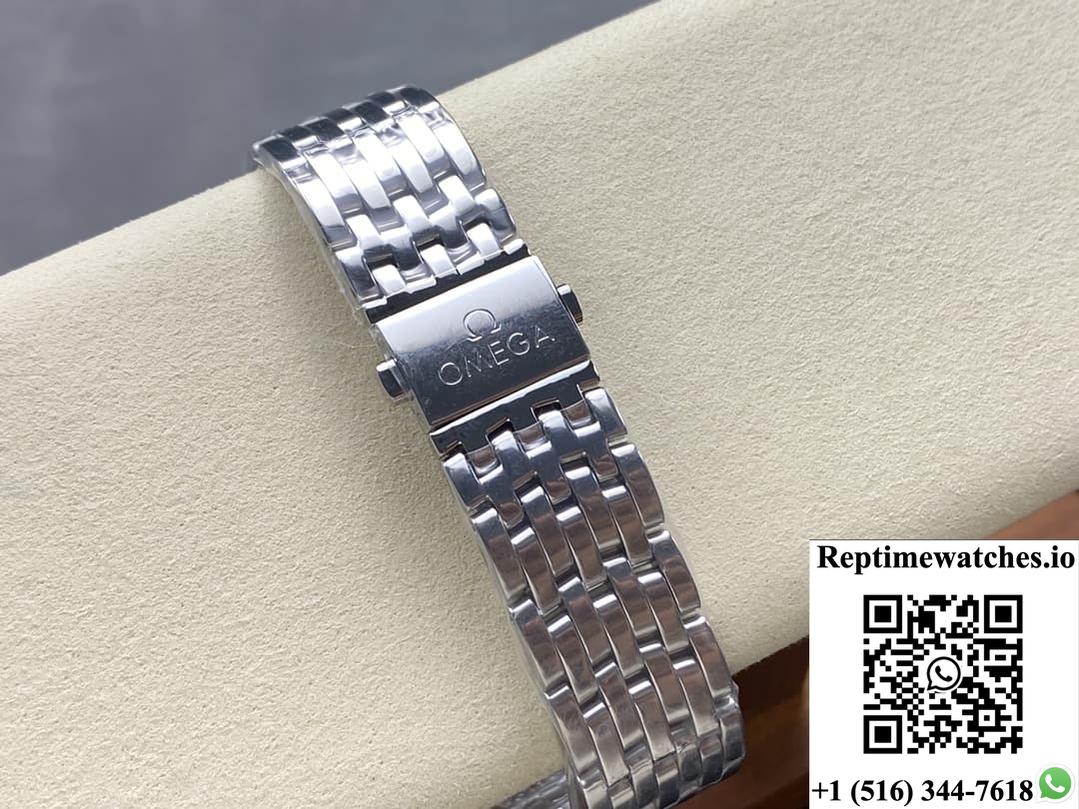 Omega De Ville 434.10.40.20.03.001 Kz Factory Blue Dial-Rep Time Watches