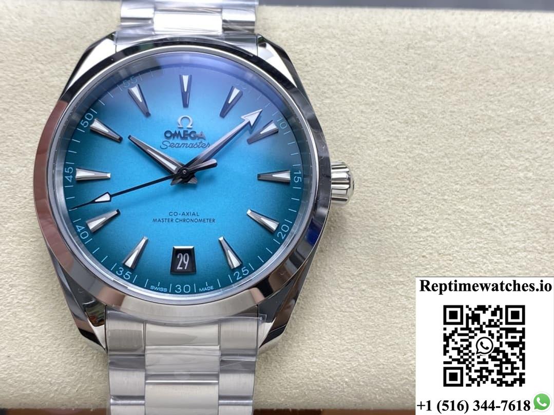Omega Seamaster 220.10.41.21.03.006 Vs Factory Turquoise-Rep Time Watches