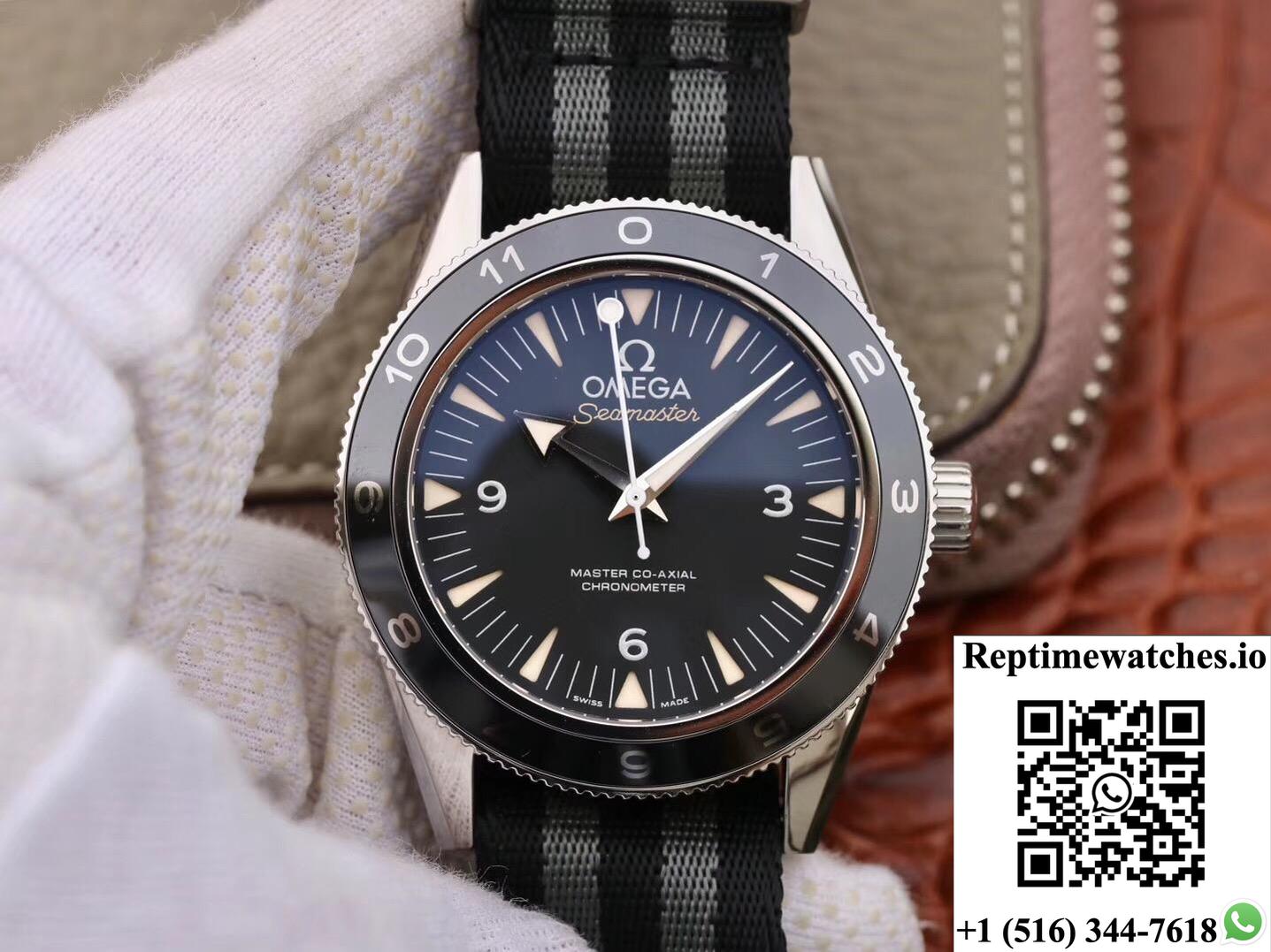 Omega Seamaster 300 Spectre 007 Limited Edition 233.32.41.21.01.001 Vs Factory Black Dial-Rep Time Watches