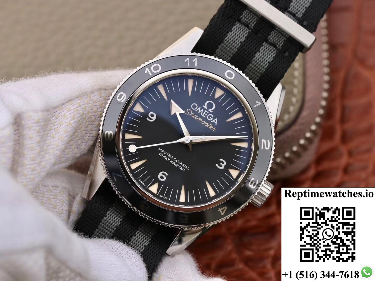 Omega Seamaster 300 Spectre 007 Limited Edition 233.32.41.21.01.001 Vs Factory Black Dial-Rep Time Watches