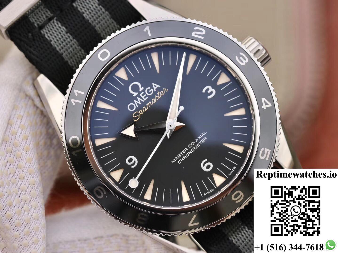 Omega Seamaster 300 Spectre 007 Limited Edition 233.32.41.21.01.001 Vs Factory Black Dial-Rep Time Watches