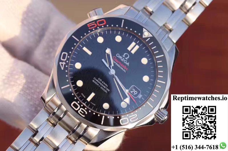 Omega Seamaster 300M James Bond 007 50Th Anniversary 212.30.41.20.01.005 Mks Factory Black Dial-Rep Time Watches