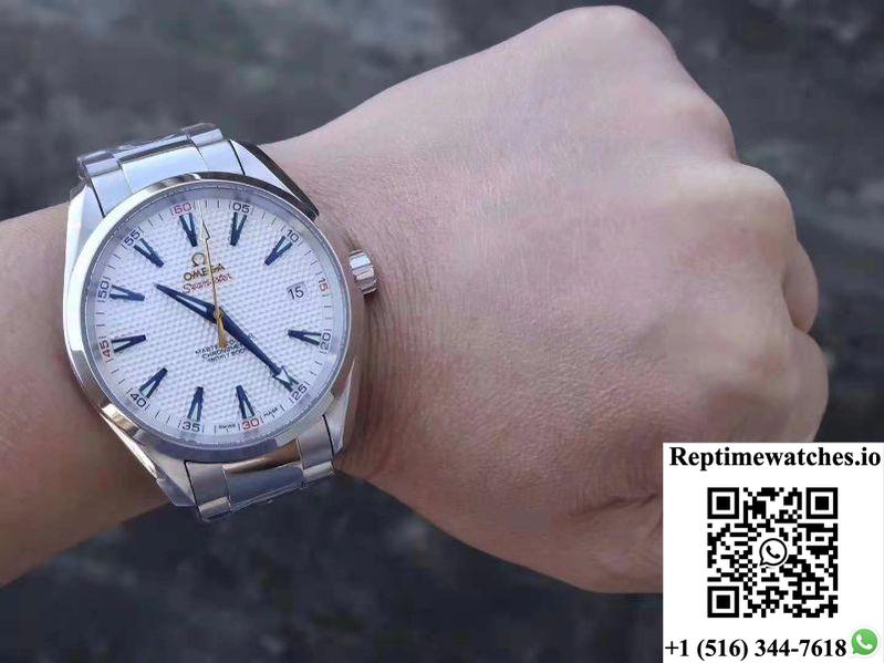 Omega Seamaster Aqua Terra 231.10.42.21.02.005 Vs Factory White Dial-Rep Time Watches