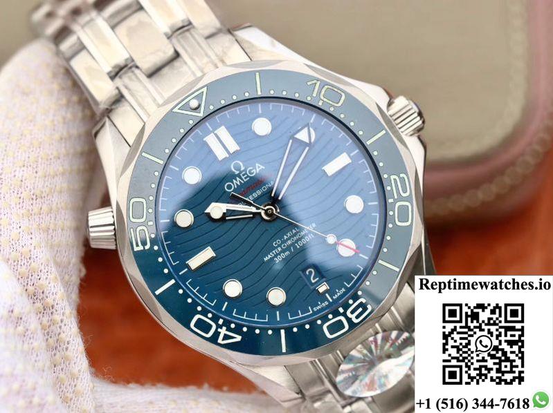 Omega Seamaster Diver 300M 210.30.42.20.03.001 Vs Factory Blue Dial-Rep Time Watches