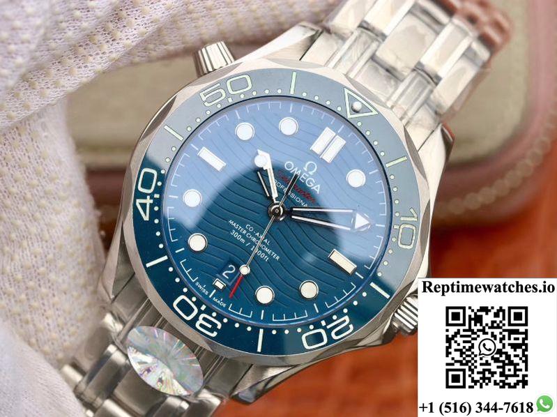 Omega Seamaster Diver 300M 210.30.42.20.03.001 Vs Factory Blue Dial-Rep Time Watches