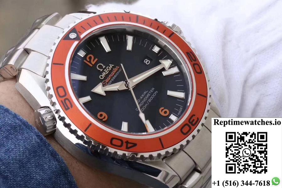 Omega Seamaster Planet Ocean 600M 45.5Mm 232.30.46.21.01.002 Om Factory Black Dial-Rep Time Watches