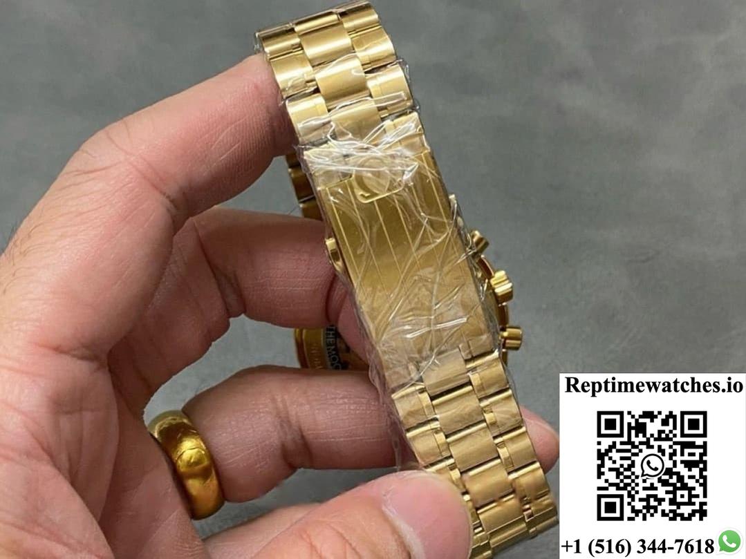 Omega Speedmaster 310.60.42.50.99.001 Om Factory Gold Strap-Rep Time Watches