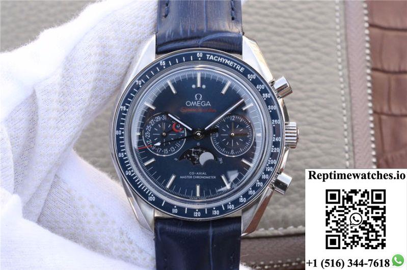 Omega Speedmaster 44.25Mm 304.33.44.52.03.001 Bf Factory Blue Dial-Rep Time Watches