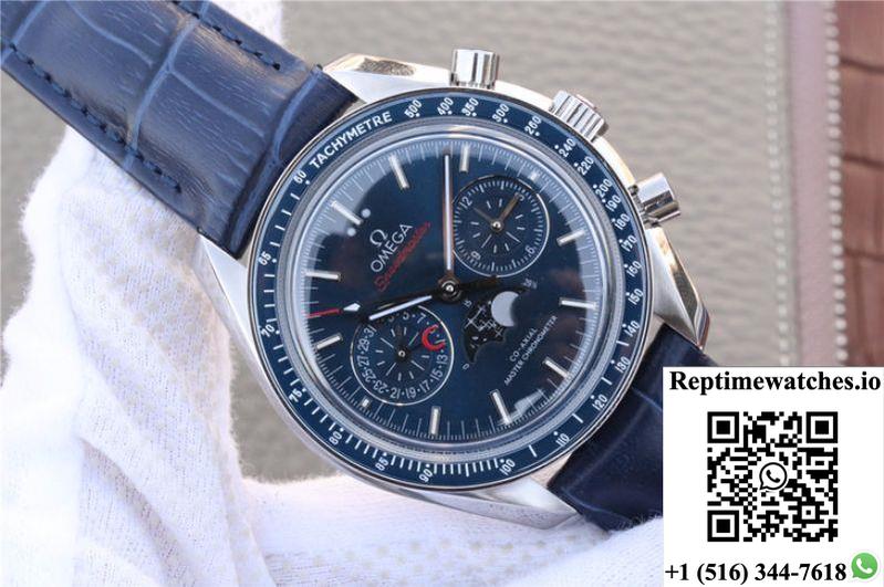Omega Speedmaster 44.25Mm 304.33.44.52.03.001 Bf Factory Blue Dial-Rep Time Watches