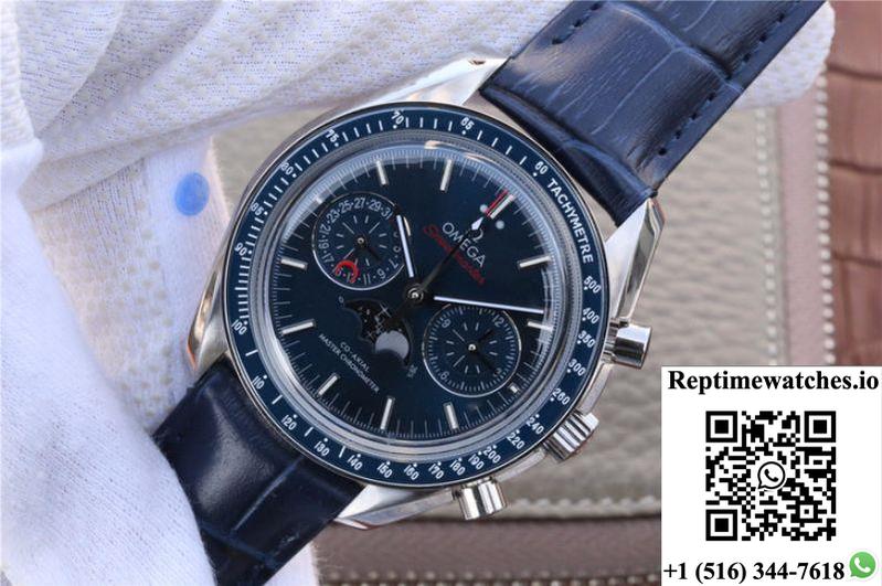 Omega Speedmaster 44.25Mm 304.33.44.52.03.001 Bf Factory Blue Dial-Rep Time Watches