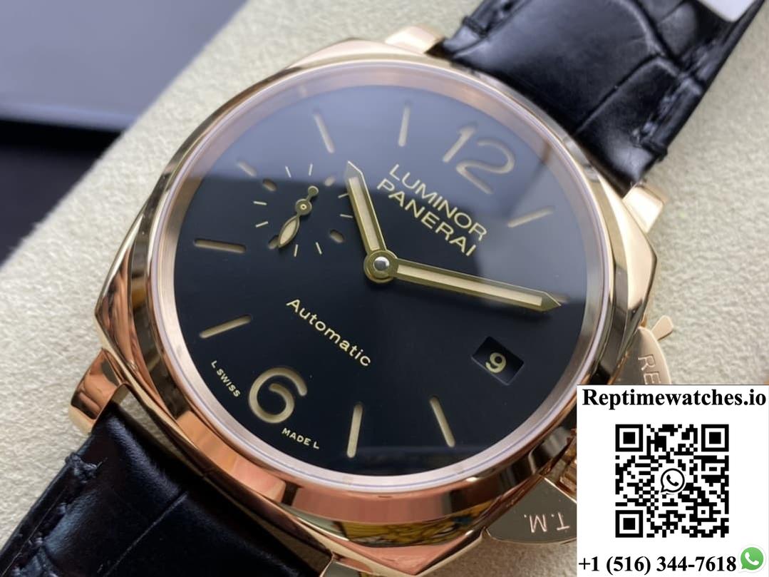 Panerai Lumino Dur Pam00908 Vs Factory Alligator Leather Strap-Rep Time Watches