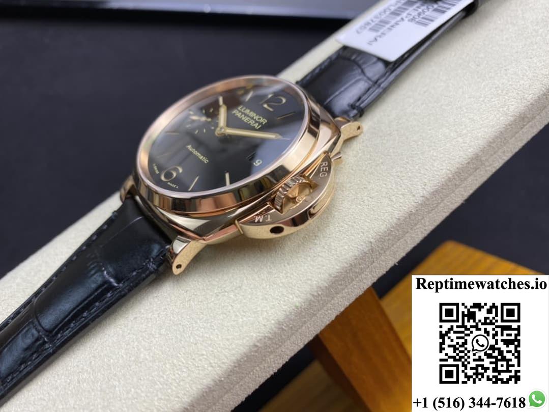 Panerai Lumino Dur Pam00908 Vs Factory Alligator Leather Strap-Rep Time Watches