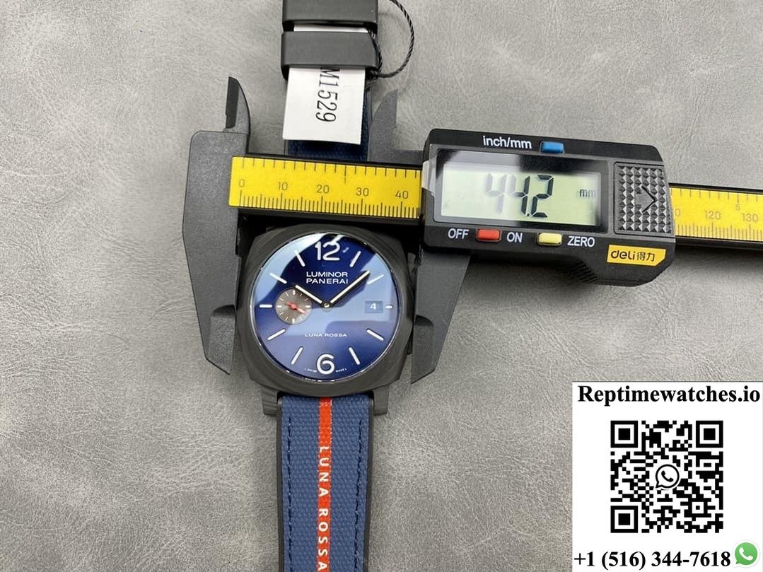 Panerai Lumino Dur Pam01529 Vs Factory Blue Dial-Rep Time Watches
