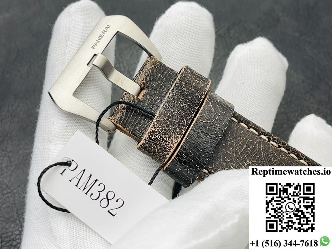 Panerai Submersible Pam00382 Vs Factory Leather Strap-Rep Time Watches