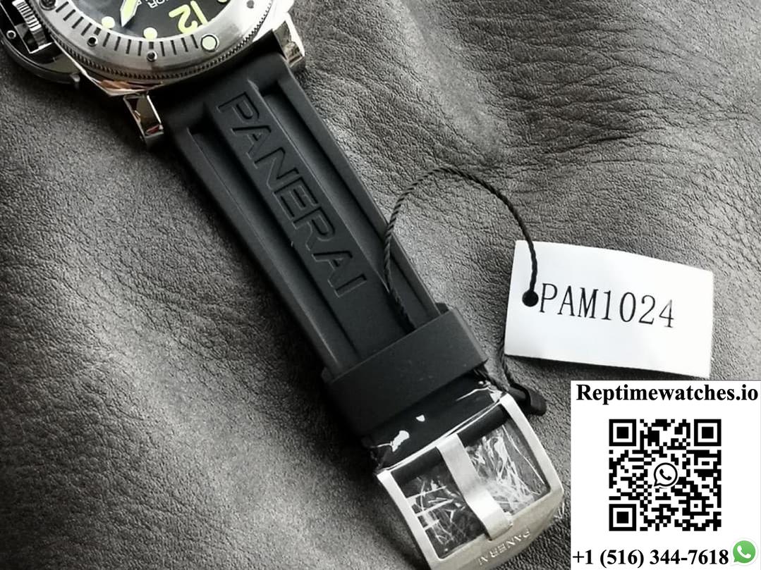 Panerai Submersible Pam01024 Vs Factory Stainless Steel Bezel-Rep Time Watches