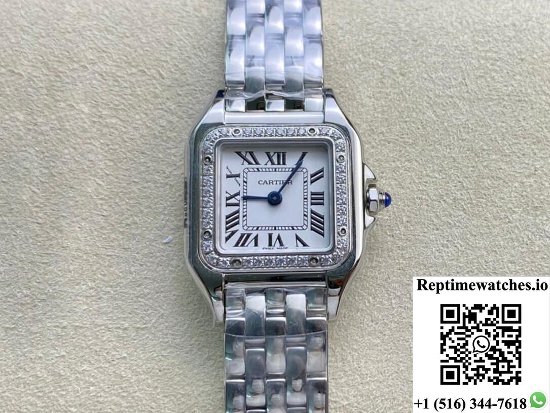 Panthere De Cartier W4Pn0007 8848 Factory Diamond-Set Bezel-Rep Time Watches