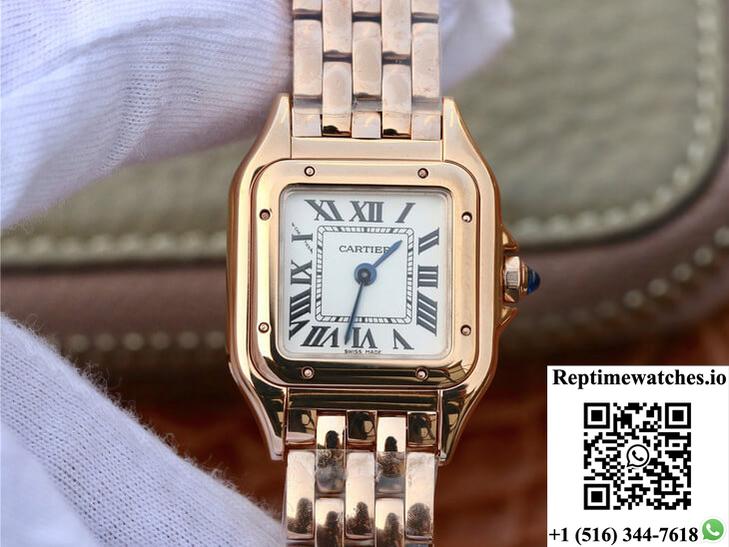 Panthere De Cartier Wgpn0006 8848 Factory White Dial-Rep Time Watches