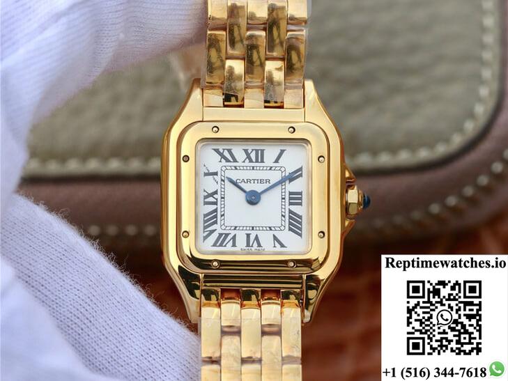 Panthere De Cartier Wgpn0008 8848 Factory White Dial-Rep Time Watches