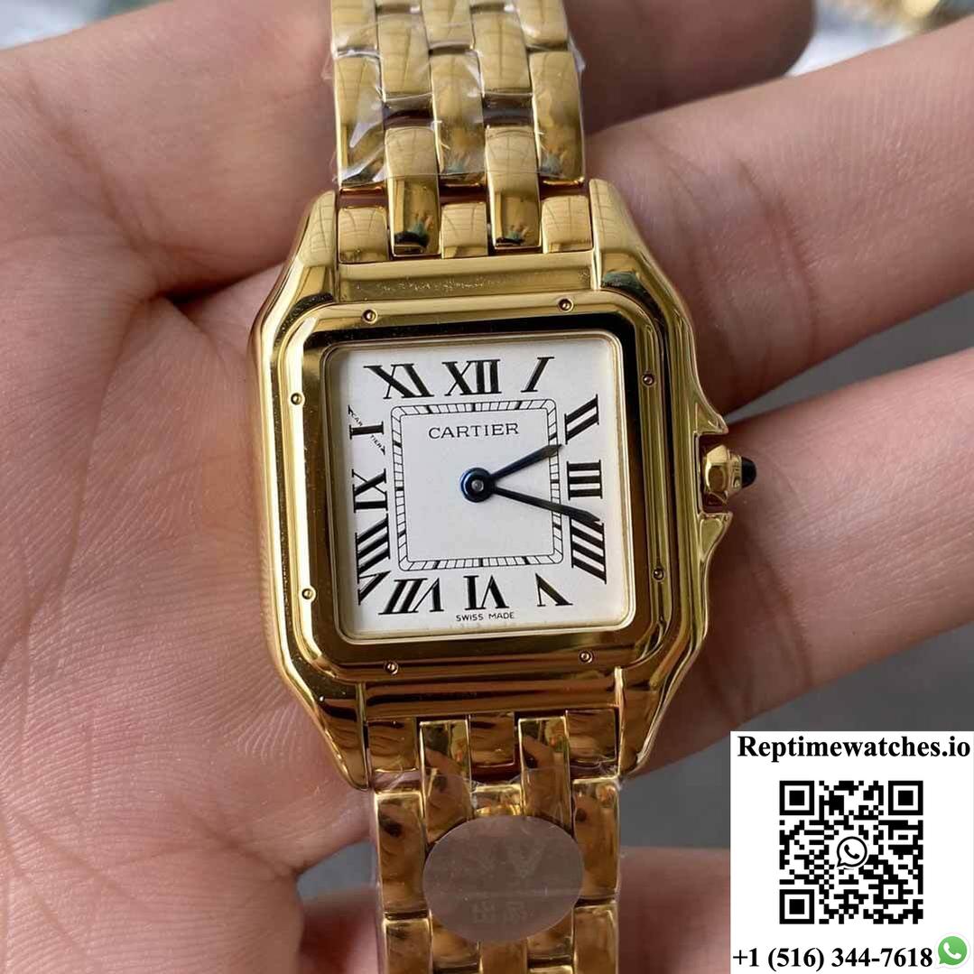 Panthere De Cartier Wgpn0009 27Mm Bv Factory White Dial-Rep Time Watches