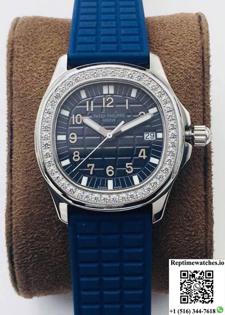Patek Philippe Aquanaut 5067A-025 Quartz Movement Ppf Factory Blue Dial-Rep Time Watches