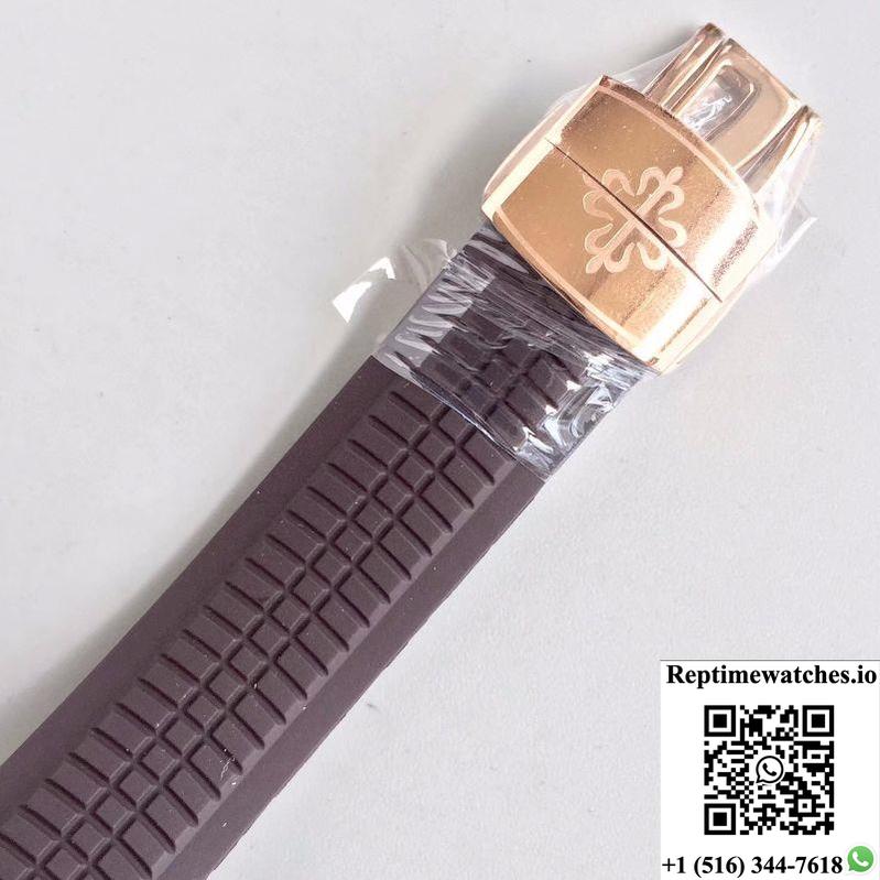 Patek Philippe Aquanaut Jumbo 5167R-001 Pf Factory Chocolate Dial-Rep Time Watches