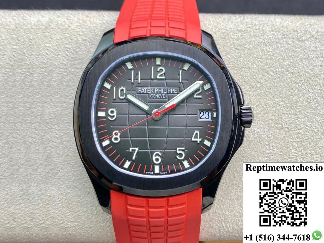 Patek Philippe Aquanaut Pp5167 Zf Factory Dlc Black Case-Rep Time Watches