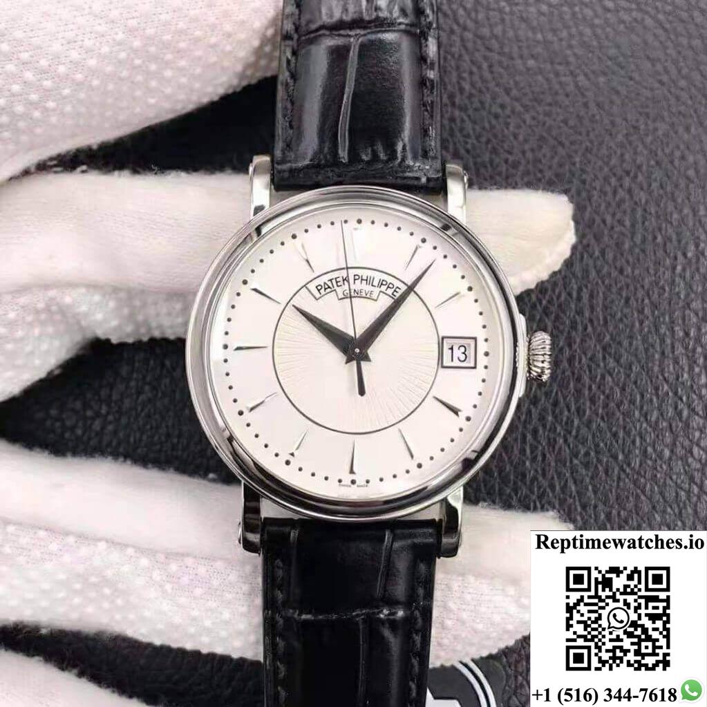 Patek Philippe Calatrava 5153G-010 Zf Factory White Dial-Rep Time Watches