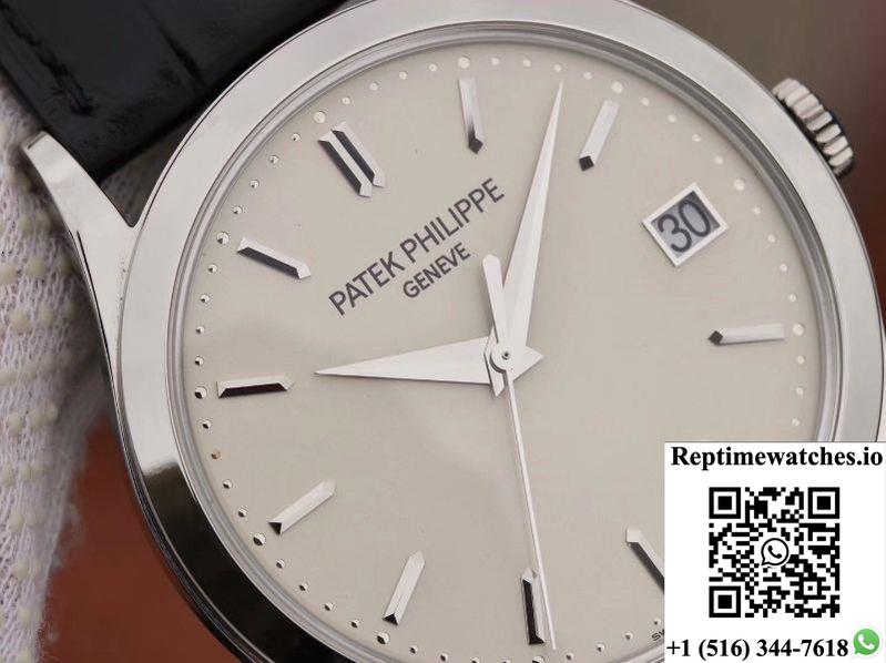 Patek Philippe Calatrava 5296G-010 Zf Factory White Dial-Rep Time Watches