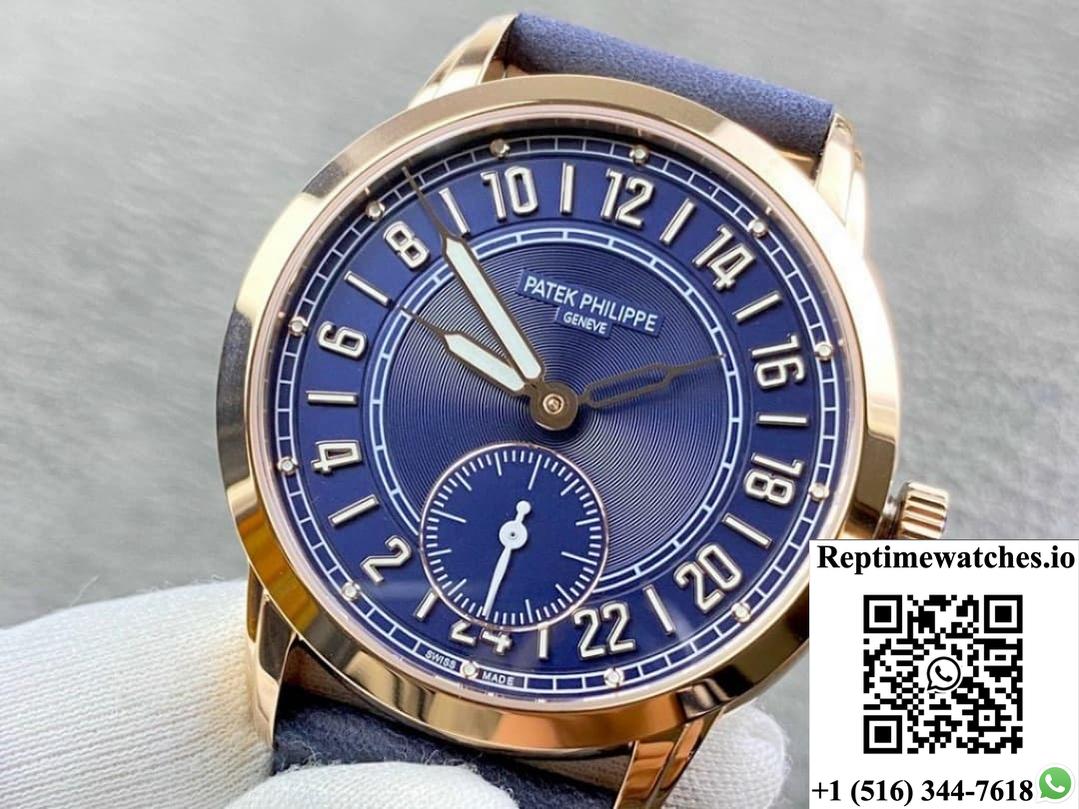 Patek Philippe Complications 5224R-001 Gr Factory Blue Dial-Rep Time Watches