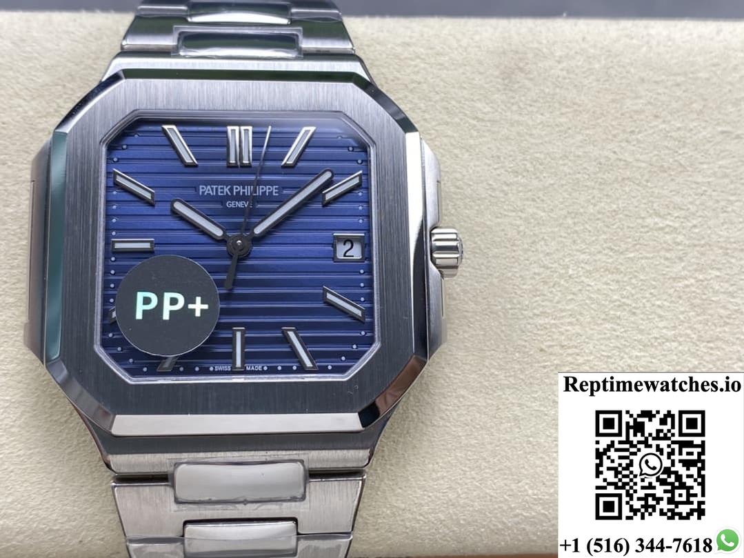 Patek Philippe Cubitus 7128-1G-001 Pp+ Factory Stick Hour Markers-Rep Time Watches