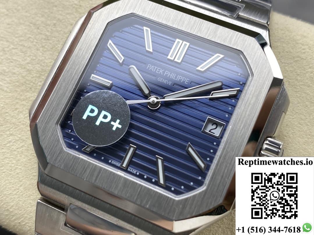 Patek Philippe Cubitus 7128-1G-001 Pp+ Factory Stick Hour Markers-Rep Time Watches