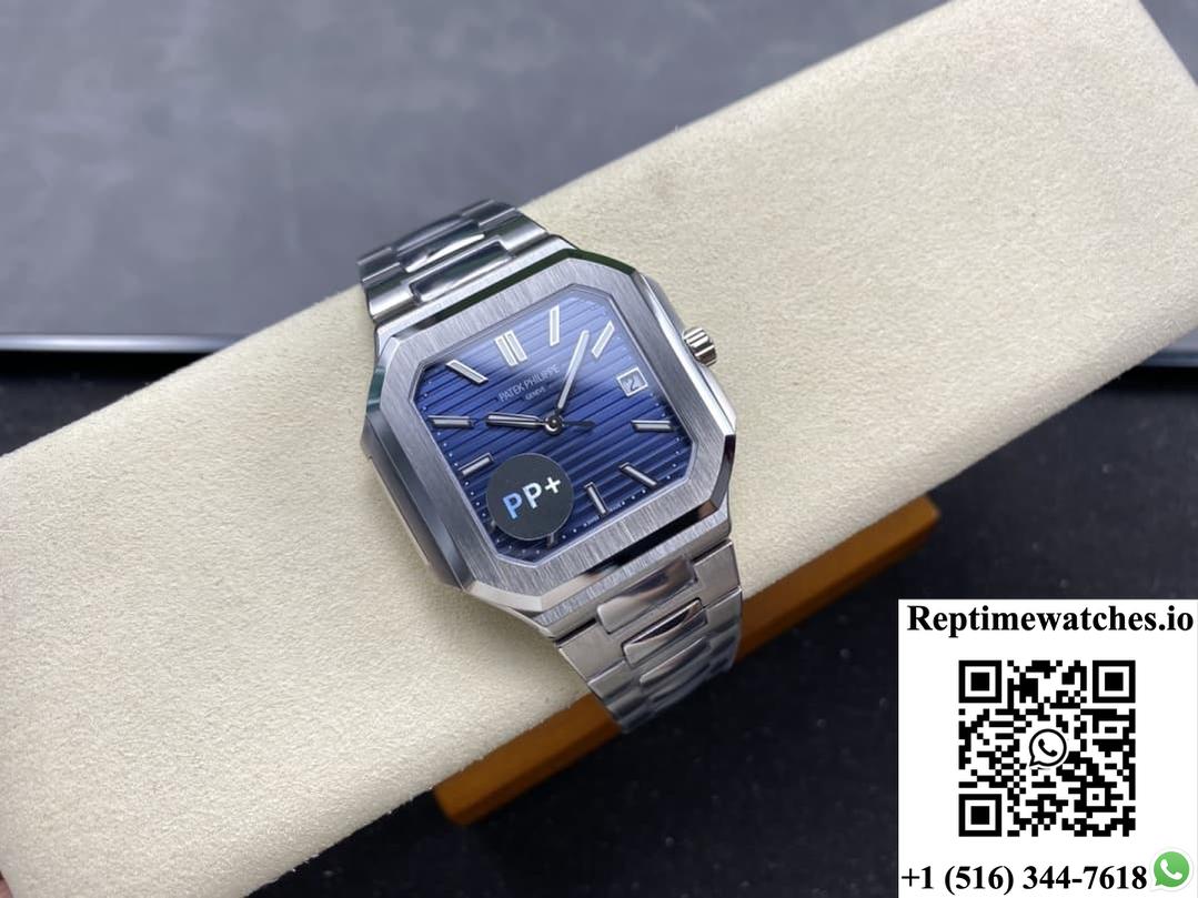 Patek Philippe Cubitus 7128-1G-001 Pp+ Factory Stick Hour Markers-Rep Time Watches