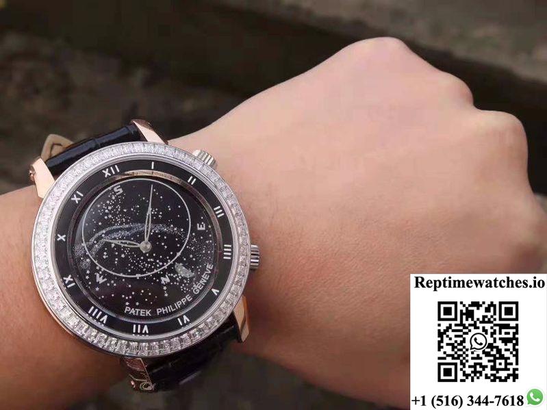 Patek Philippe Grand Complications Sky Moon Celestial 5102Pr Tw Factory Black Dial-Rep Time Watches