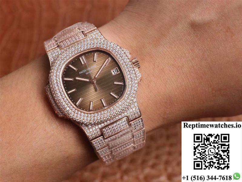 Patek Philippe Nautilus 5711-1R 40Mm R8 Factory 5719-10G Design-Rep Time Watches
