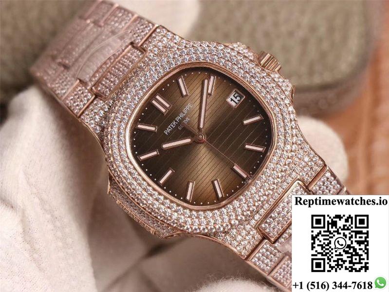 Patek Philippe Nautilus 5711-1R 40Mm R8 Factory 5719-10G Design-Rep Time Watches