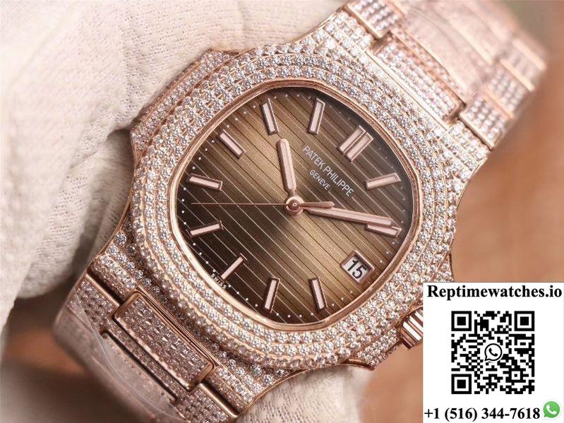 Patek Philippe Nautilus 5711-1R 40Mm R8 Factory 5719-10G Design-Rep Time Watches