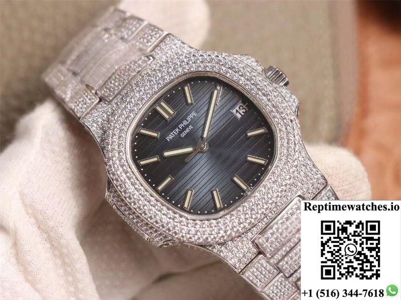 Patek Philippe Nautilus 5719-10G 40Mm R8 Factory 5711-1A Dial-Rep Time Watches