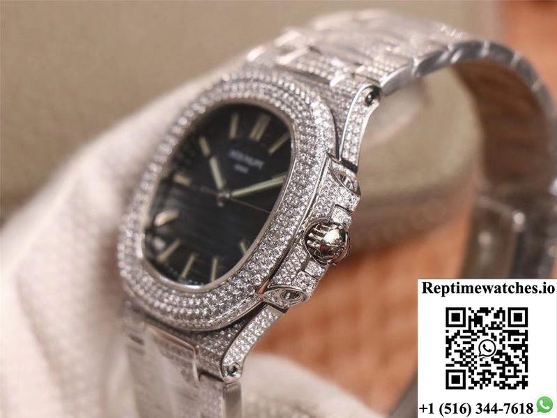 Patek Philippe Nautilus 5719-10G 40Mm R8 Factory 5711-1A Dial-Rep Time Watches