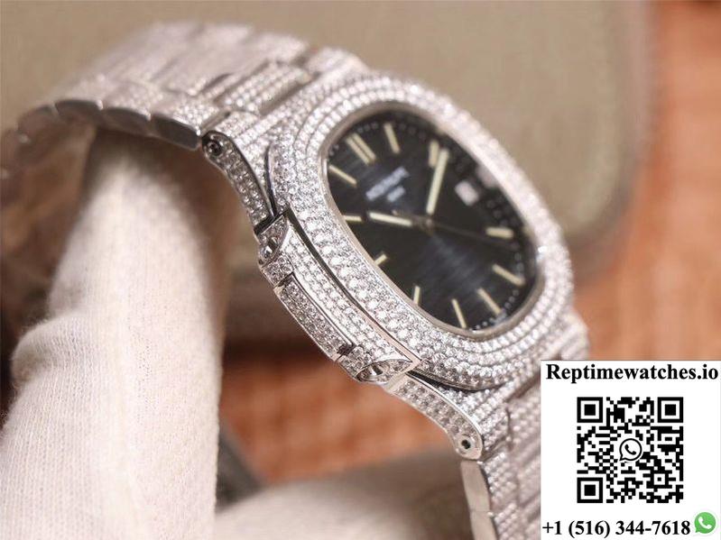Patek Philippe Nautilus 5719-10G 40Mm R8 Factory 5711-1A Dial-Rep Time Watches