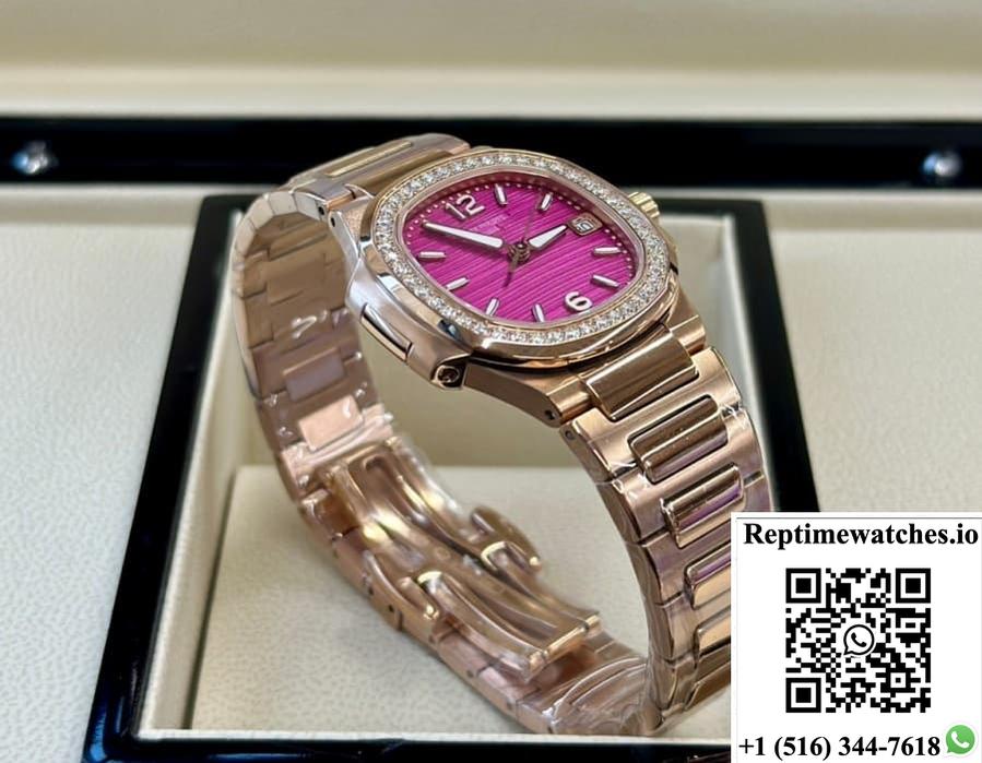 Patek Philippe Nautilus 7010-1R-013 Gr Factory Purple Dial-Rep Time Watches