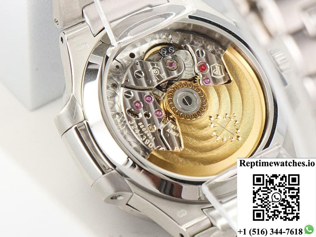 Patek Philippe Nautilus 7014-1G-001 Gr Factory Diamond Strap-Rep Time Watches