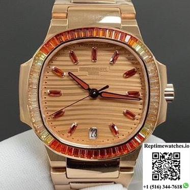 Patek Philippe Nautilus 7118/1300R-001 Gr Factory Rose Gold-Rep Time Watches
