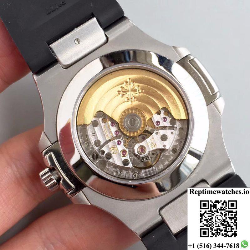 Patek Philippe Nautilus Annual Calendar Moonphase 5726A Km Factory V2 Black Dial-Rep Time Watches