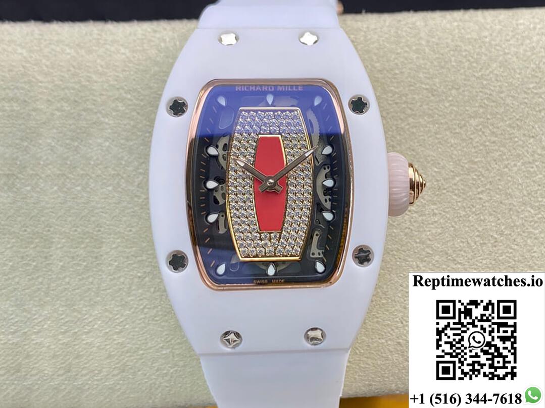 Richard Mille Rm 07-01 Rm Factory White Ceramic Case-Rep Time Watches